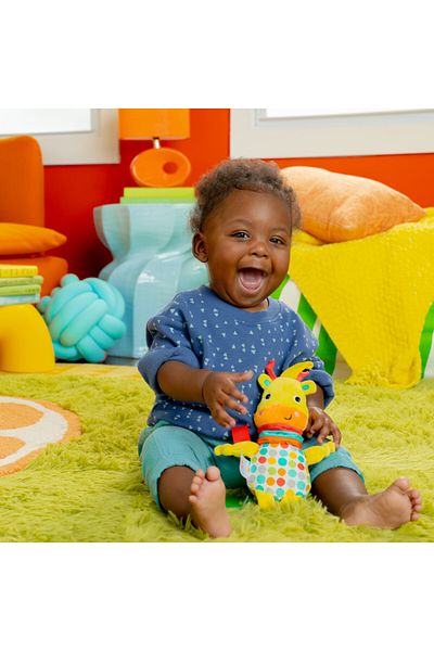 Bright Starts Pull, Play ’n Boogie Musical Activity Toy- Giraffe, 0-36 Months