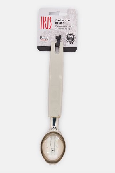 IRIS Scooper Ice Cream Spoon, Light Grey