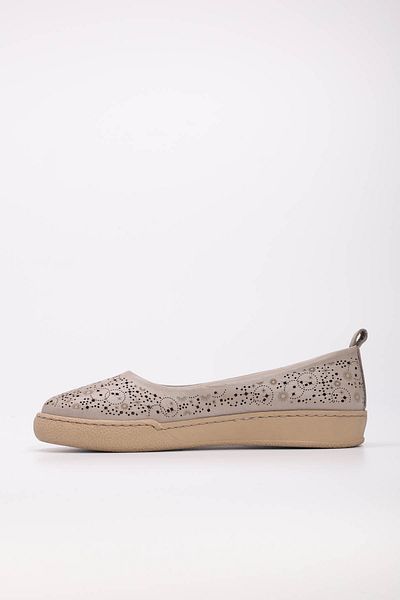 FAST STEP Genuine Leather Women's Ballerina Shoes 657Za3331