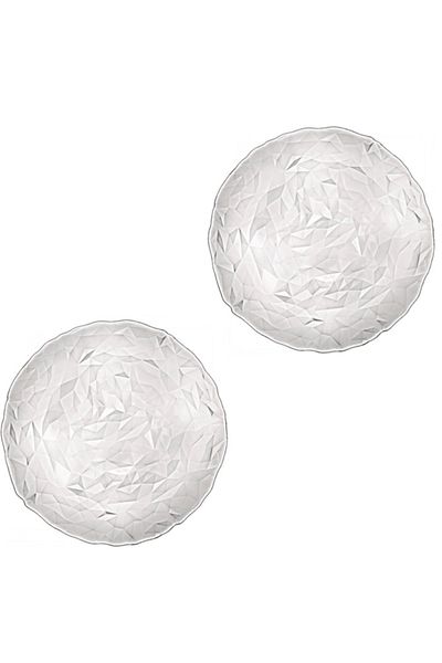 Bormioli Rocco Set of 2 glass plates BORMIOLI DIAMOND, 33cm