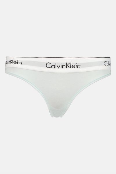 Calvin Klein Women Brand Logo Bikini Bottom, Turquoise
