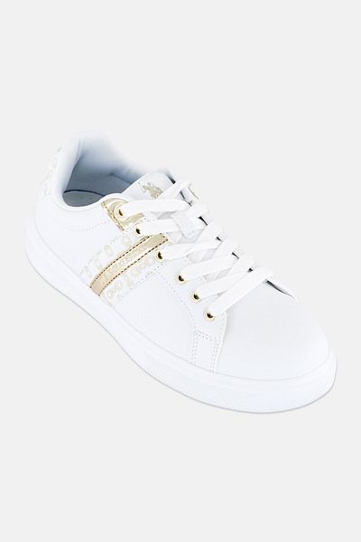 U.S. Polo Assn. Women Lesli 4Fx Lace Up Outdoor Shoes, White