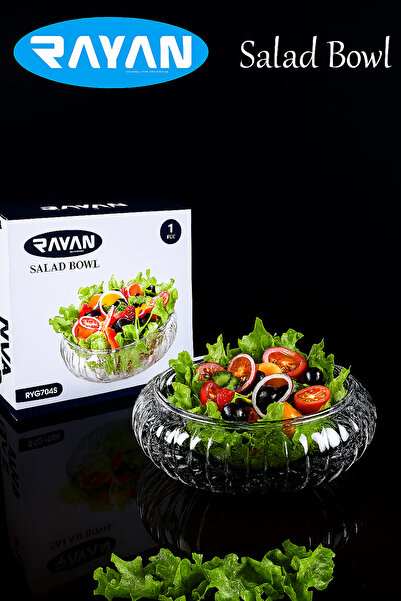 KAMPANYALI Rayan Salad Bowl | Stylish Design Presentation – Spacious and Modern Form