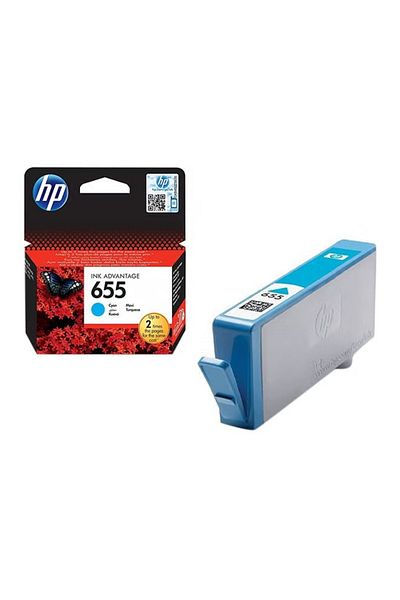 HP 655 Ink Cartridge Cyan