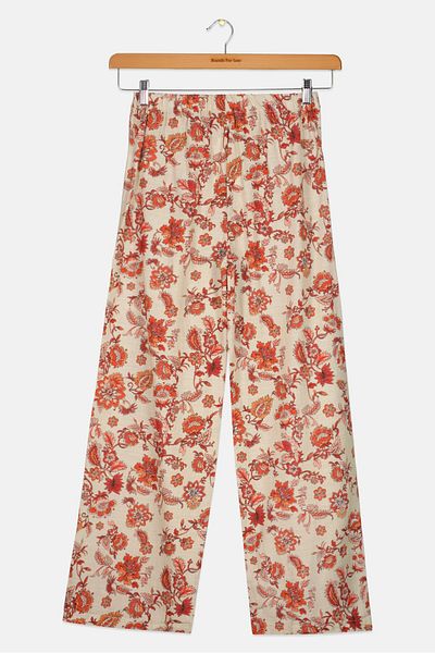 Koton Kids Girl Floral Print Pants, Muticolor