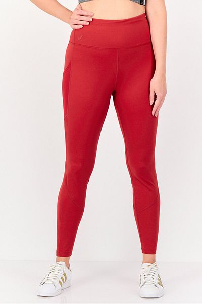 Asics Women Sportswear Fit Training Leggings, Red