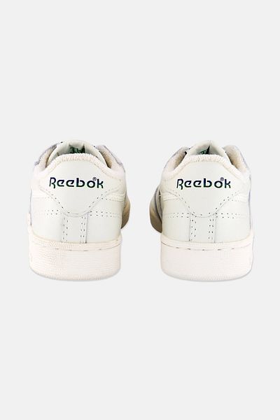 Reebok Men Club C 85 Vintage Lace Up Tennis Shoes, Off White