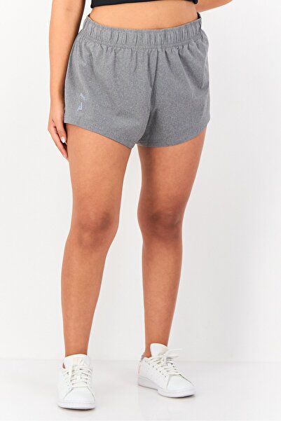 Puma شورت تدريب رياضي نسائي، رمادي فاتح