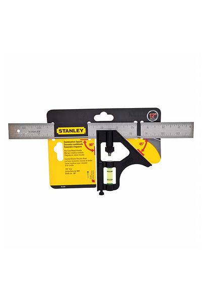 Stanley Combination Square Measurement Silver/Black 12inch