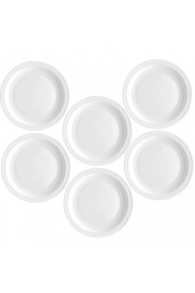 Bormioli Rocco Set of 6 opal plates Bormioli Performa 15.5cm