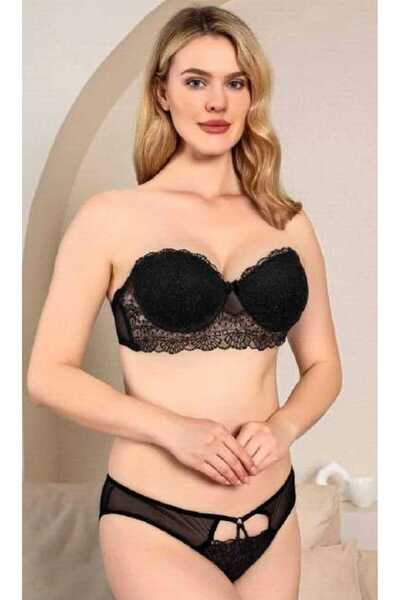 Nurteks 4558 Комплект сутиен без презрамки с поддръжка