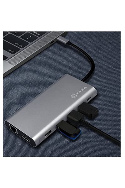 RaidSonic | Stacja dokująca 12 w 1 USB Type-C z PD 100W | BOX IB-DK4050-CPD | Stacja dokująca |