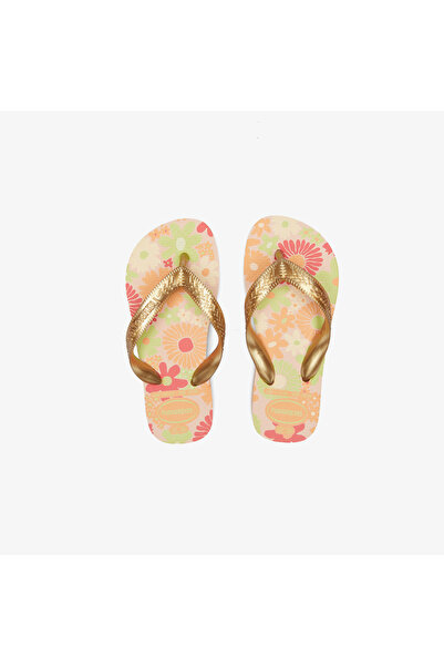 Havaianas Παιδικές ροζ παντόφλες Top Flores