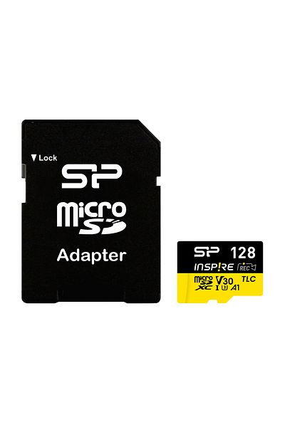 Silicon Power Inspire | 128 GB | microSDXC | Flash memory class C10, UHS-I U3, V30