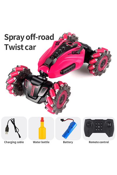 Choice C Single Control 4WD 1:16 Stunt RC Car With LED Light Gesture Induction Deformation Twist Climbing R