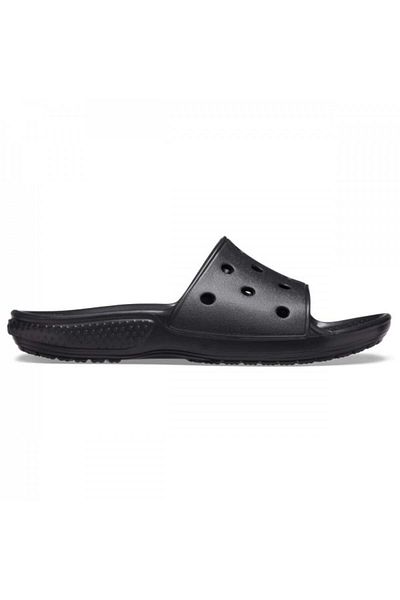 Crocs Kid's Classic Slide Slippers Black - Black 30-31 EU - C13 US