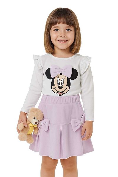 ÖRZİKİDS Seasonal Long-Sleeve Combed Cotton Skirt Suit 5/8 Years
