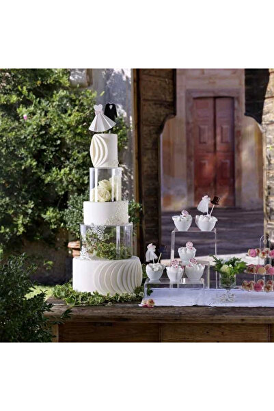 MODECOR Round 3-tier cake stand