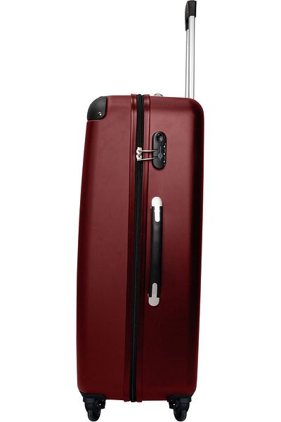 luna home Sibiu Set of 3 Austin Travel Pal trolleys with red hard case