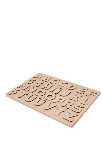Bugula Wooden Turkish Alphabet Toy Girl Boy Birthday Gift