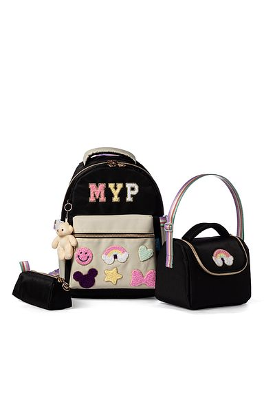 By Hakan My Polo 2055 Three-Piece Set Girls' Primary School Middle School Bag Backpack School Bag Multi-Compartment Ortho