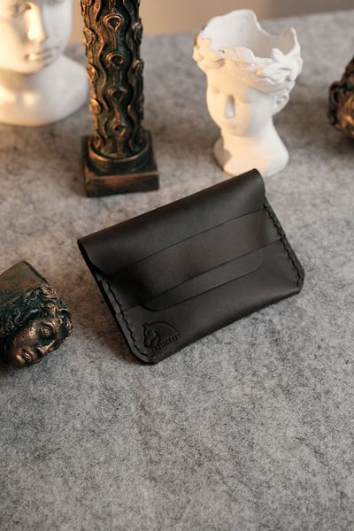 TROYACRAFT Handmade Leather Card Holder Wallet - Hera