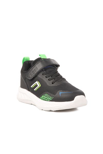 AYK'S Black Velcro Mesh Lightweight Boys' Sports Shoes Rams F