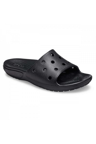 Crocs Kid's Classic Slide Slippers Black - Black 30-31 EU - C13 US