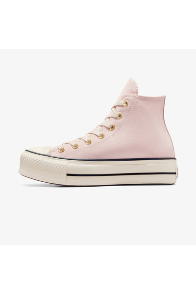 Converse Γυναικεία αθλητικά παπούτσια Chuck Taylor All Star Lift σε ροζ σουέτ πλατφόρμα