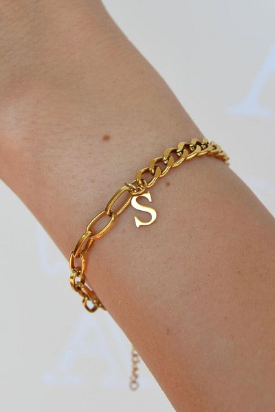Sacce Scarves&Accessories Letter Steel Children's Bracelet Letter Children's Bracelet