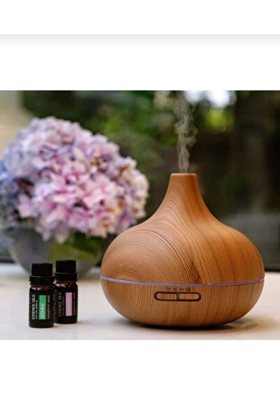 lasttech Nemlendirici Ev Tipi Uzaktan Kumandalı 7 Led Wood Aroma Diffuser 550 ml