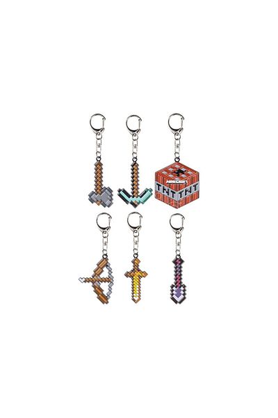 Spin Masters Minecraft Metal Keychains Assorted - 1 Piece