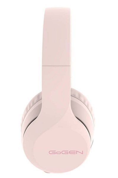 Gogen HBTM 45P wireless headphones, bluetooth 5.3, volume, aux-in, battery life up to 31 hours, pink