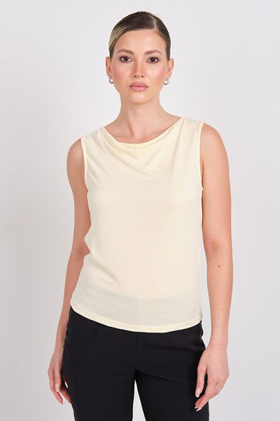 ONLY Women's Onlfree Sleeveless Crew Neck T-Shirt 15351020 Yellow