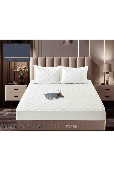 FIONNA.RO Velvet Topper Cover 140x200cm - White