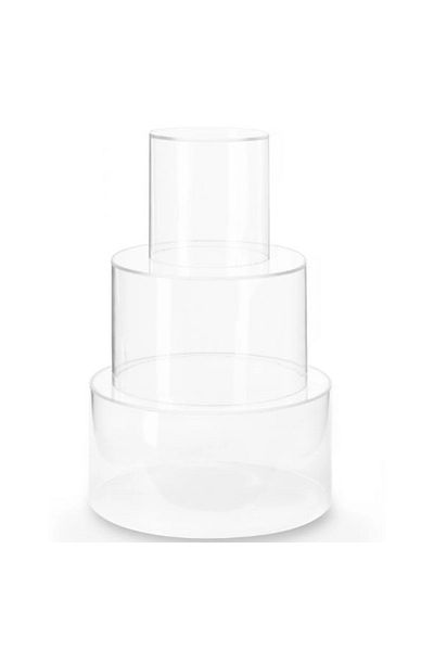 MODECOR Round 3-tier cake stand