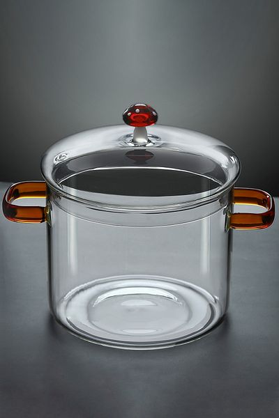 Karaca Borglas Pilz Series Glass Deep Pot 16 cm