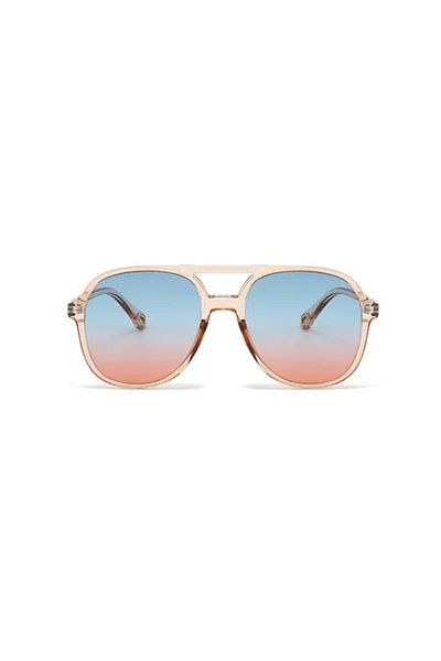 Toz Vintage Zoreya Colorful Glass Vintage & Retro Unisex Sunglasses