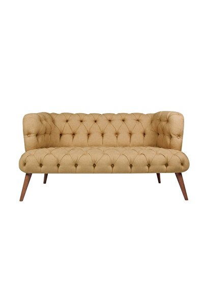 Vivense WEST MONROE LOVESEAT İKİLİ KOLTUK, SÜTLÜ KAHVE