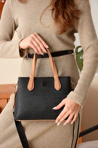 Just Polo Women's Medium Size Stylish Waterproof Hand & Shoulder Bag 344113Mh