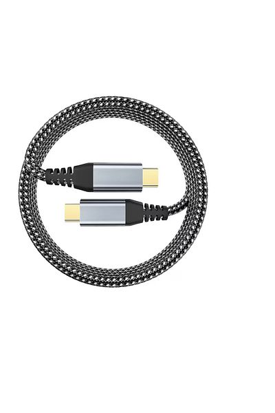 OEM Cablu USB C la USB C LDLrui, 1.8 m, nylon, metal, multicolor
