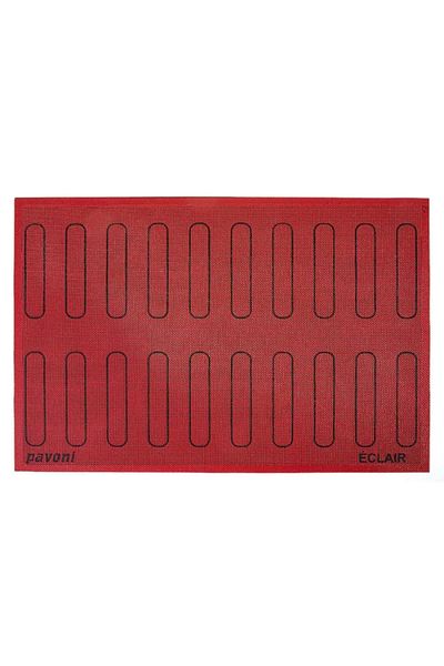 Pavoni Microperforated eclair mat, 20 cavities, 125x25 mm