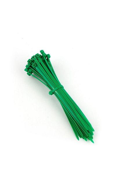 wei inox Set of 100 necklaces (mouses), pvc, green, 15 cm