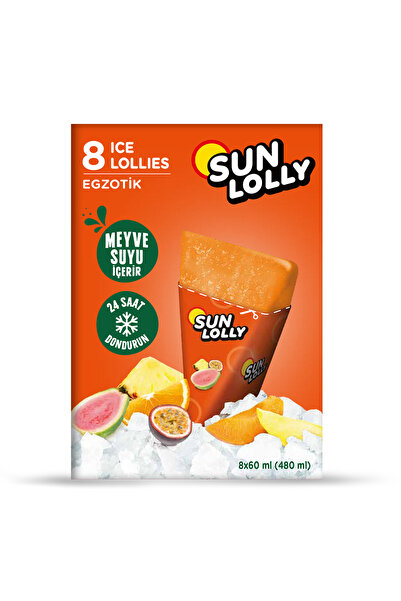 Sun Lolly Egzotik Aromalı Su Buzu 8x60 ml