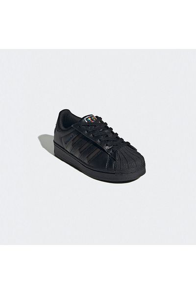 adidas Superstar Led Lights Cf El C Kids Black Sports Shoes