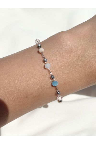 Eylülün Takısı Women's Silver Color Bead Bracelet
