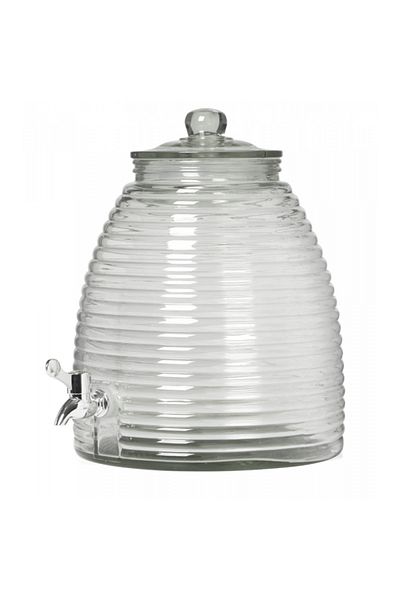 Raki 9lt glass dispenser with lid and tap 25.5xH31.5cm