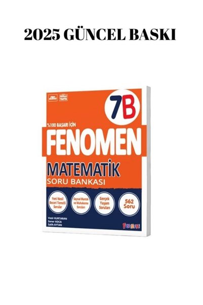 Fenomen Yayıncılık FENOMEN YAYINCILIK 7.SINIF MATEMATİK B SORU BANKASI
