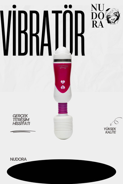 Başlıklı Şarjlı 20 Modlu Şarjlı Su Geçirmez Titreşimli Dildo Vajinal Ve Anal Vibratör Masaj Aleti