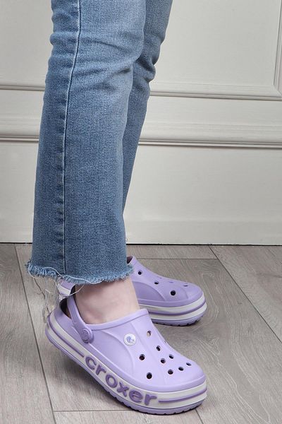 AYAKMOD Lilac Eva Lightweight Women's Sabo Slippers 216 g